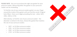 Duromatic Pressure Cooker Gasket 