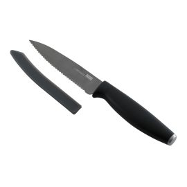 Colori® Titanium Serrated Paring Knife Black