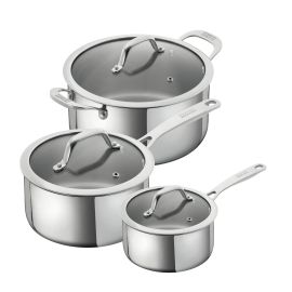 Kuhn rikon allround cookware set casserole and saucepans