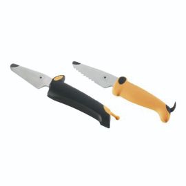 KINDERKITCHEN® KNIFE SET BLACK / ORANGE 2 PCS